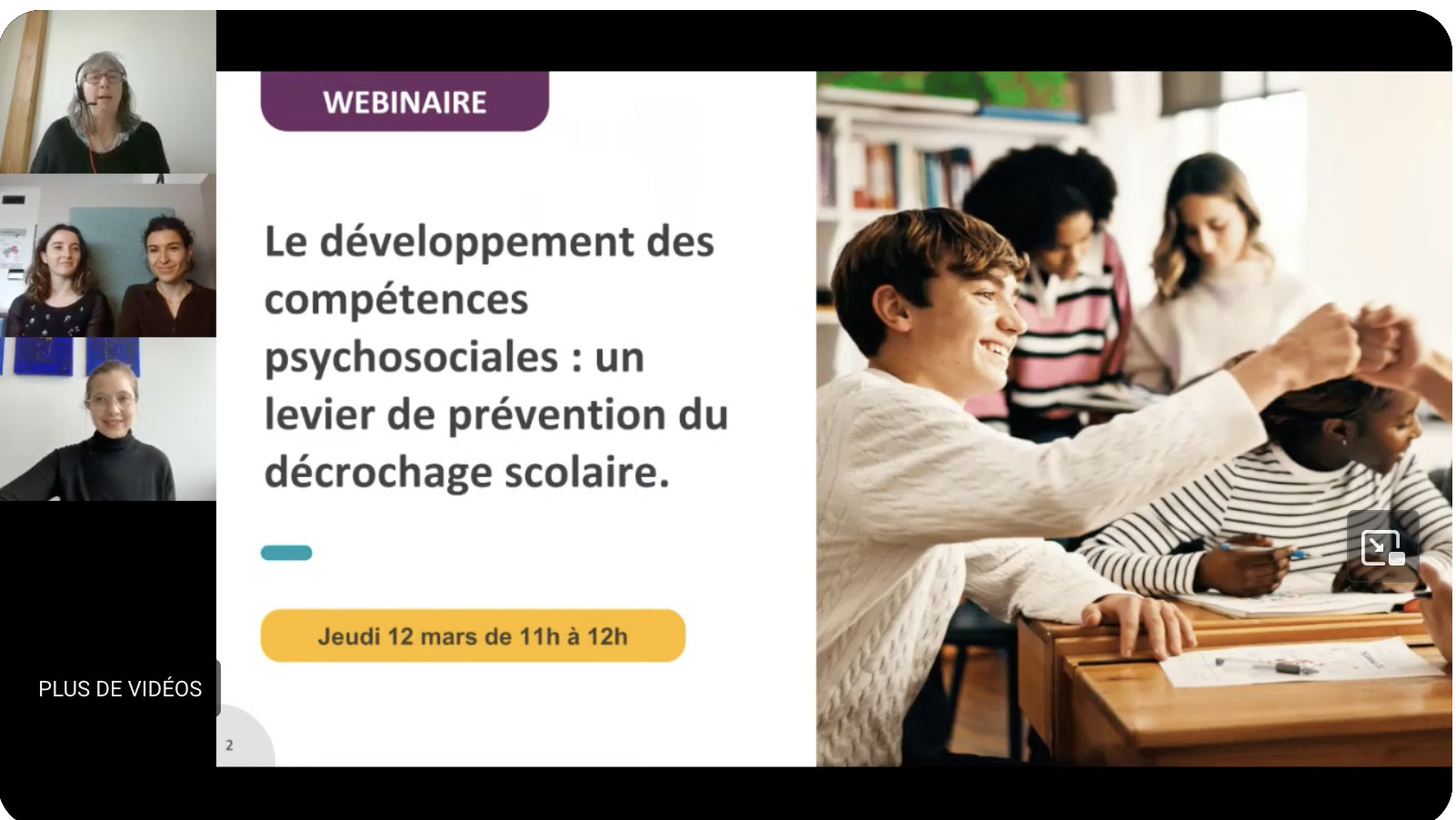 Lire la suite à propos de l’article Webinaire CPS avec Via Compétences